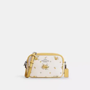 Coach Outlet Mini Jamie Camera Bag With Floral Print COACH Outlet Bags