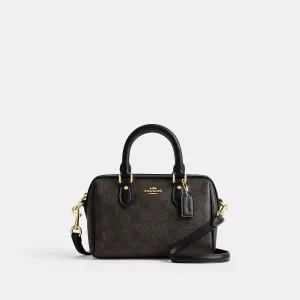 Coach Outlet Mini Rowan Crossbody Bag In Signature Canvas COACH Outlet Bags