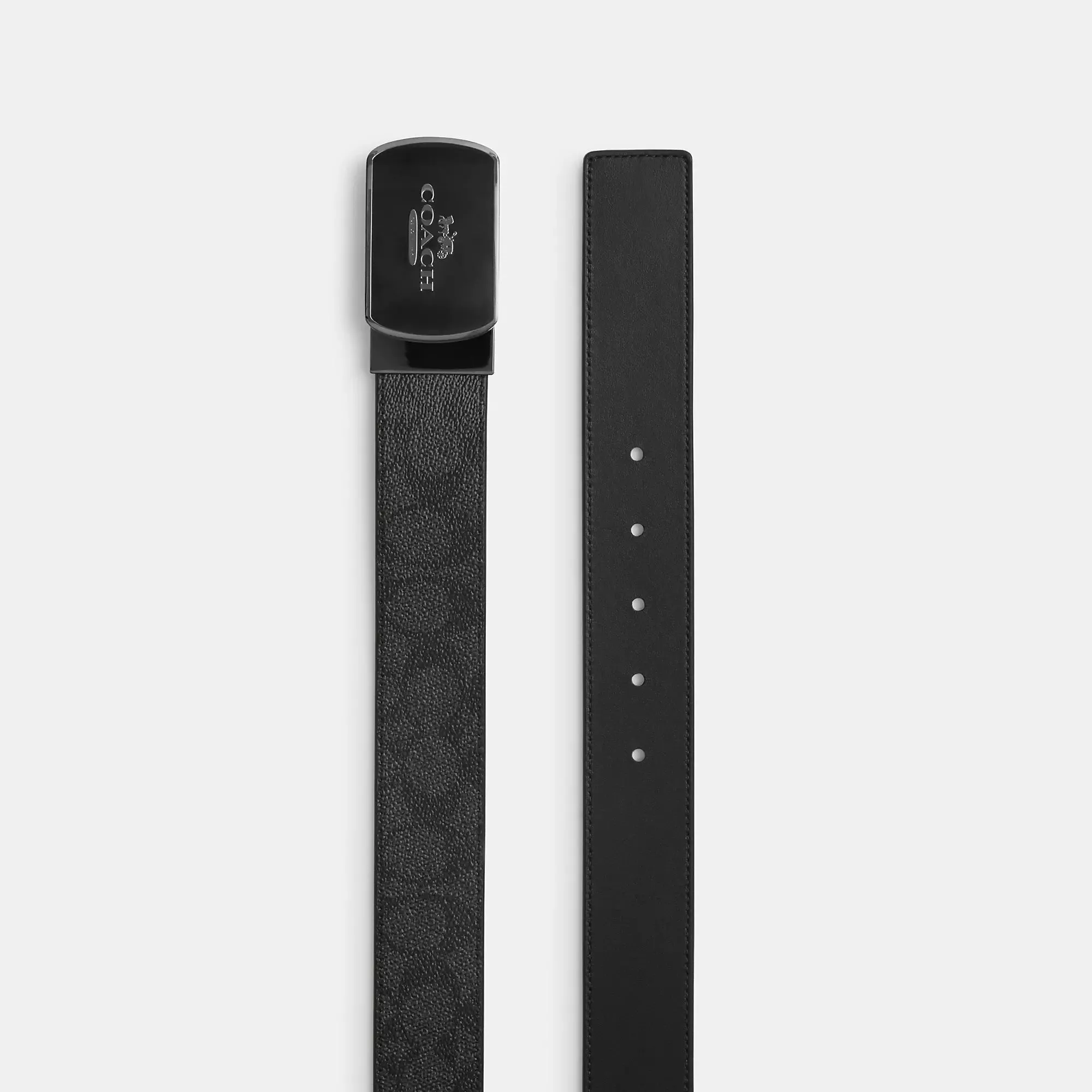 Coach Outlet Plaque Buckle Cut To Size Reversible Belt, 38 Mm COACH Outlet Bags