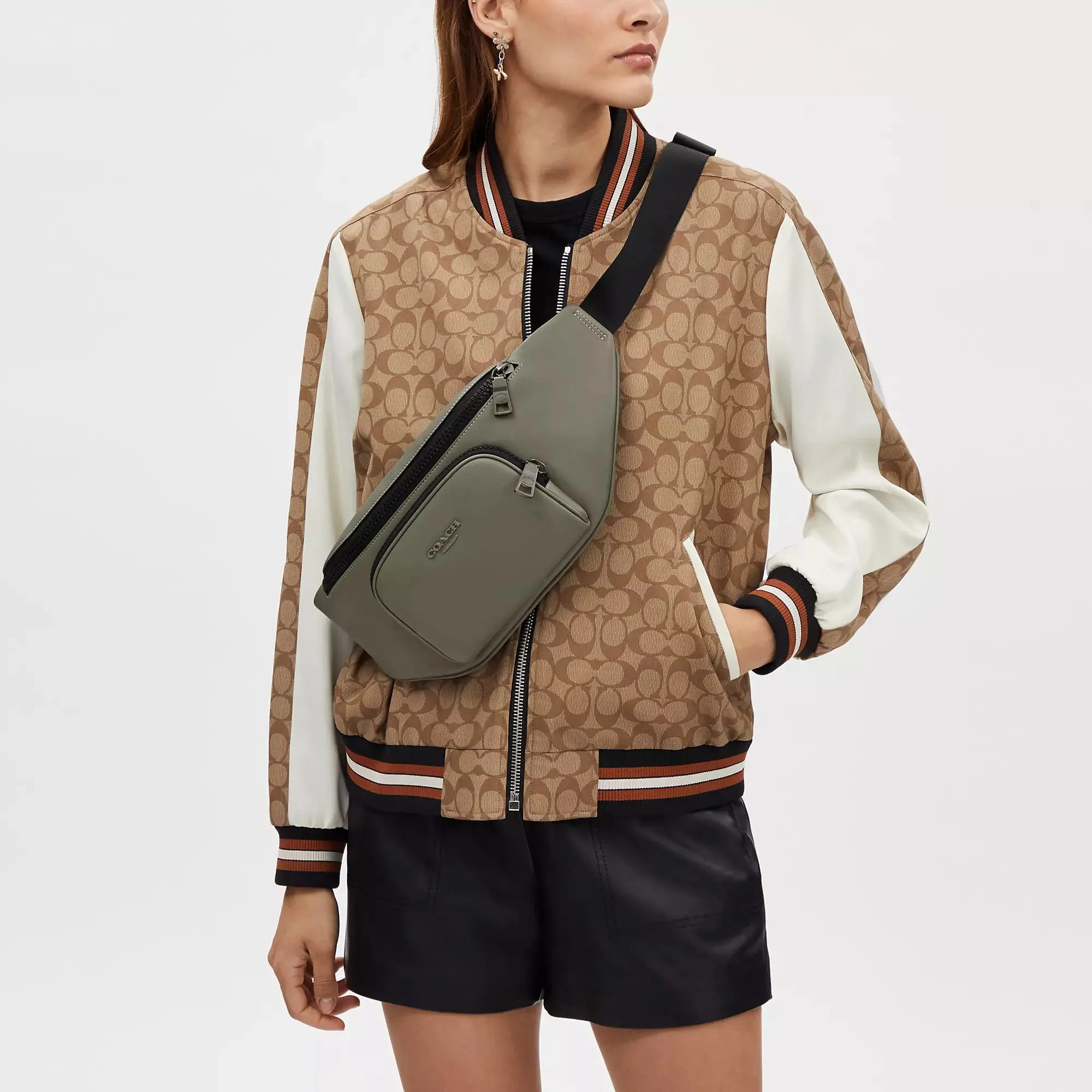 Coach Outlet Racer Belt Bag In Smooth Leather COACH Outlet Bags