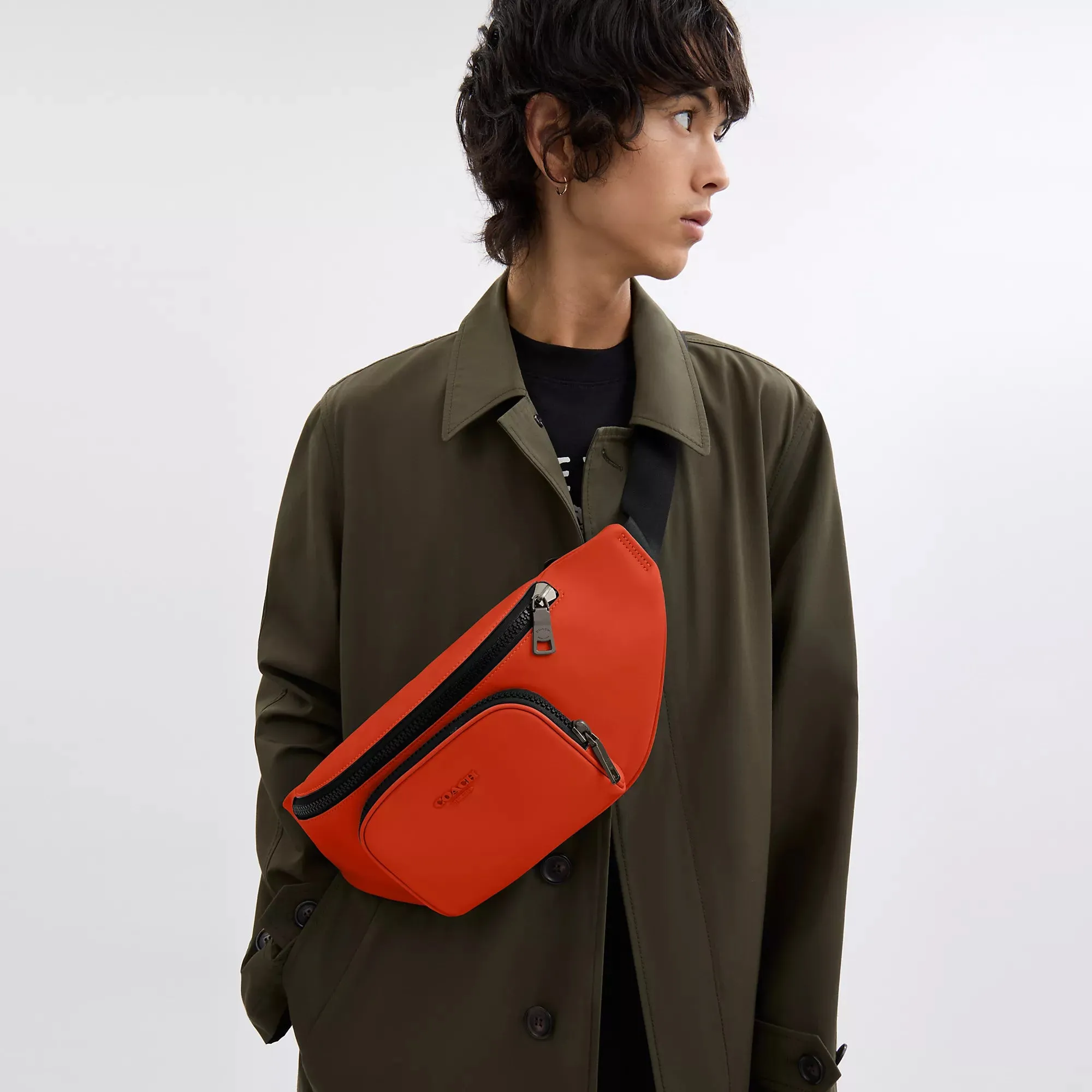 Coach Outlet Racer Belt Bag In Smooth Leather COACH Outlet Bags