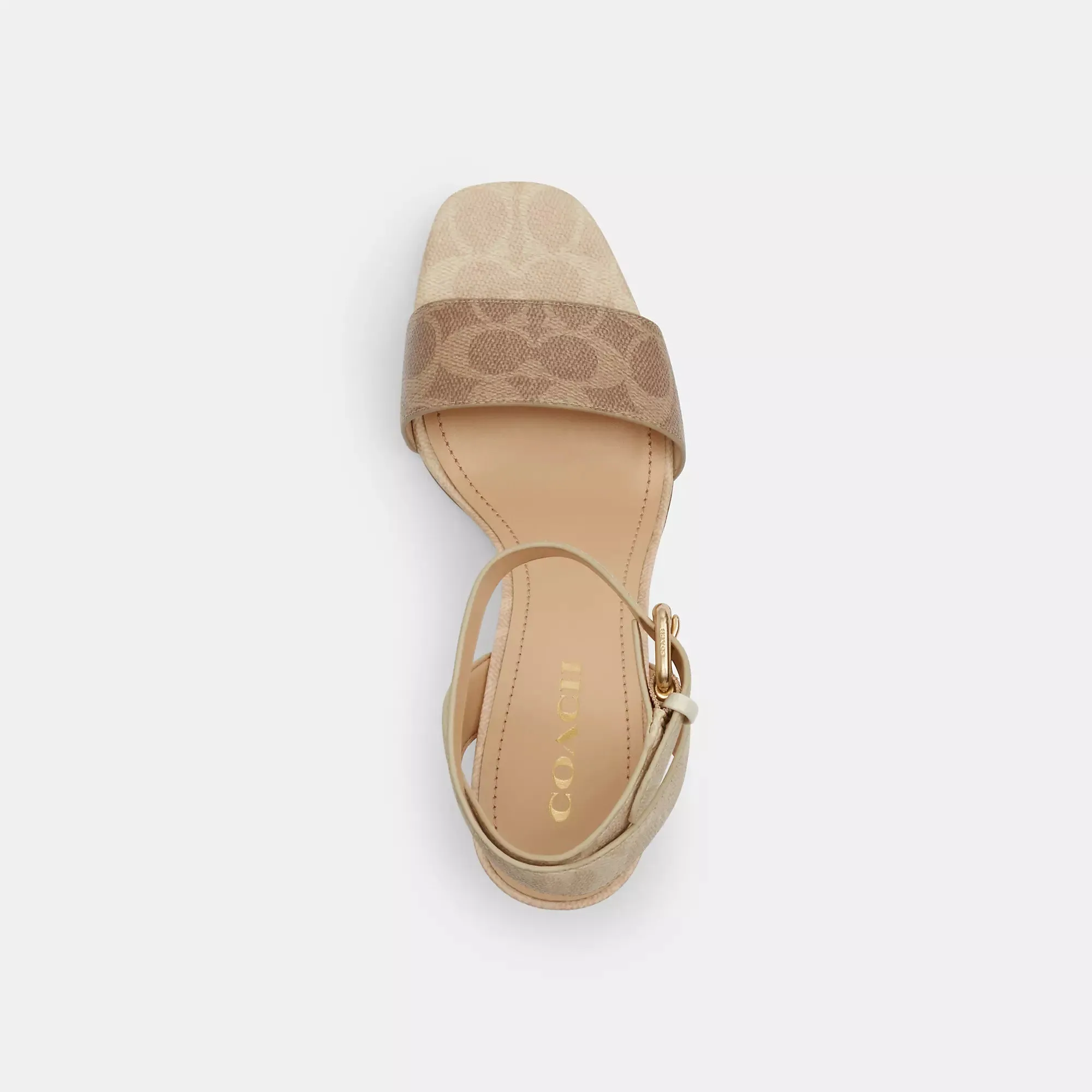 Coach Outlet Shelby Sandal In Signature Canvas COACH Outlet Bags