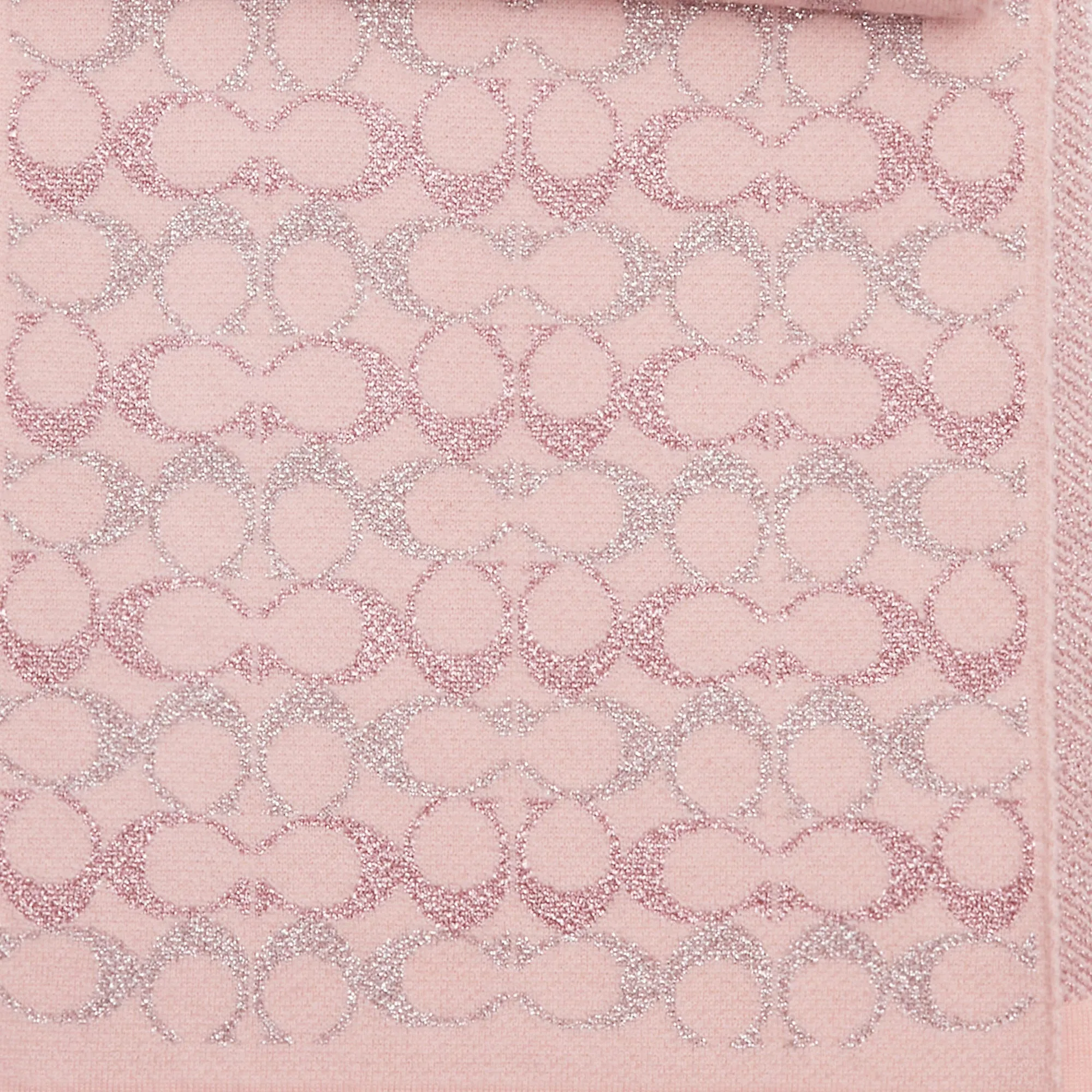 Coach Outlet Signature Metallic Knit Scarf COACH Outlet Bags