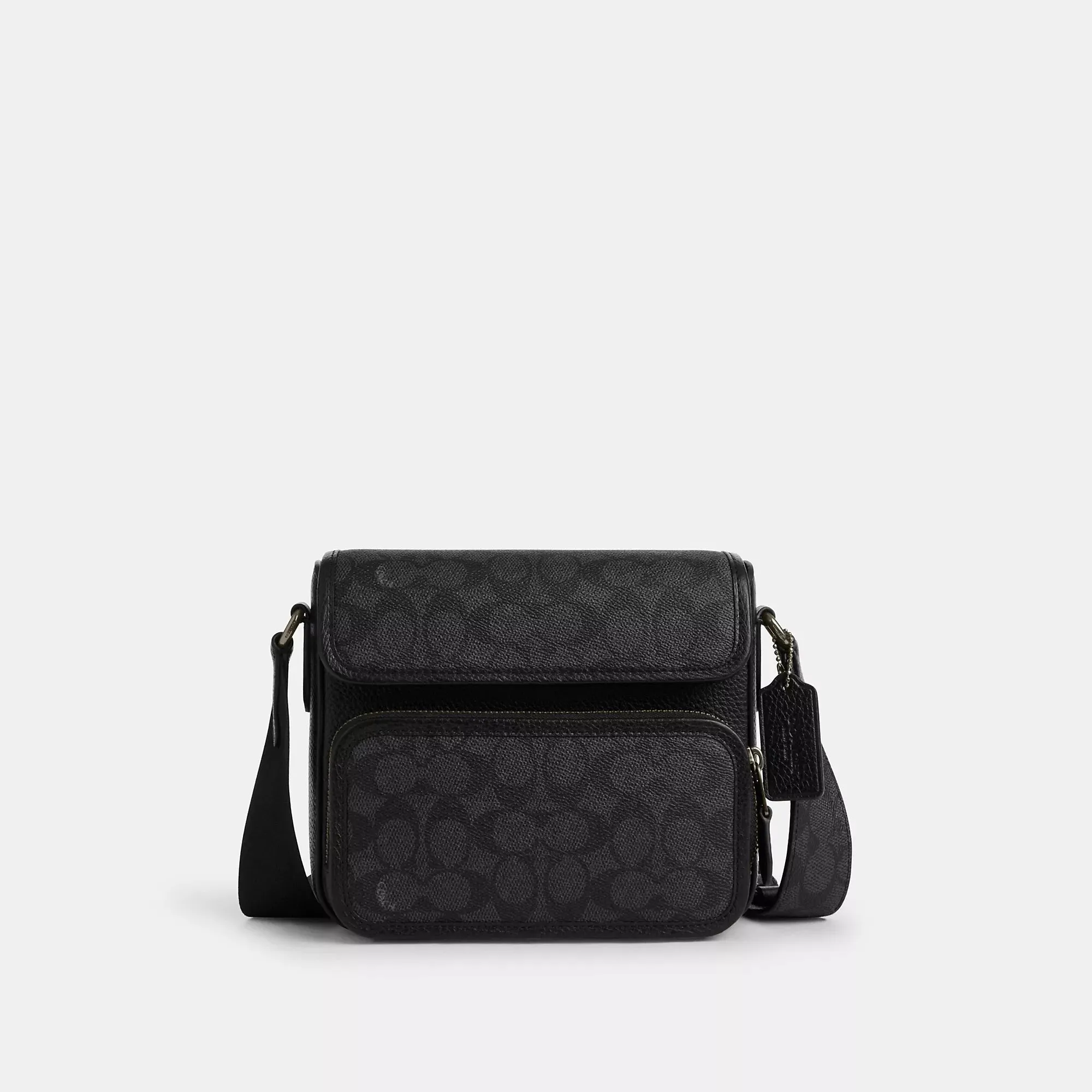 Coach Outlet Sullivan Flap Crossbody Bag In Signature Canvas COACH Outlet Bags