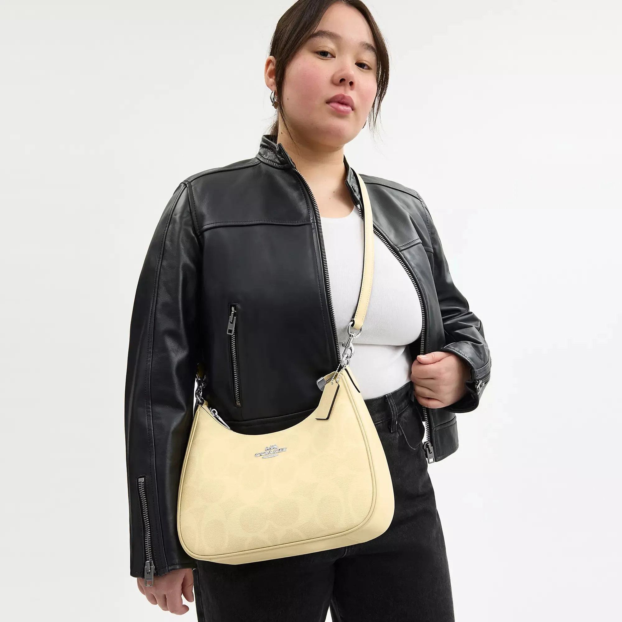 Coach Outlet Teri Hobo Bag In Signature Canvas COACH Outlet Bags
