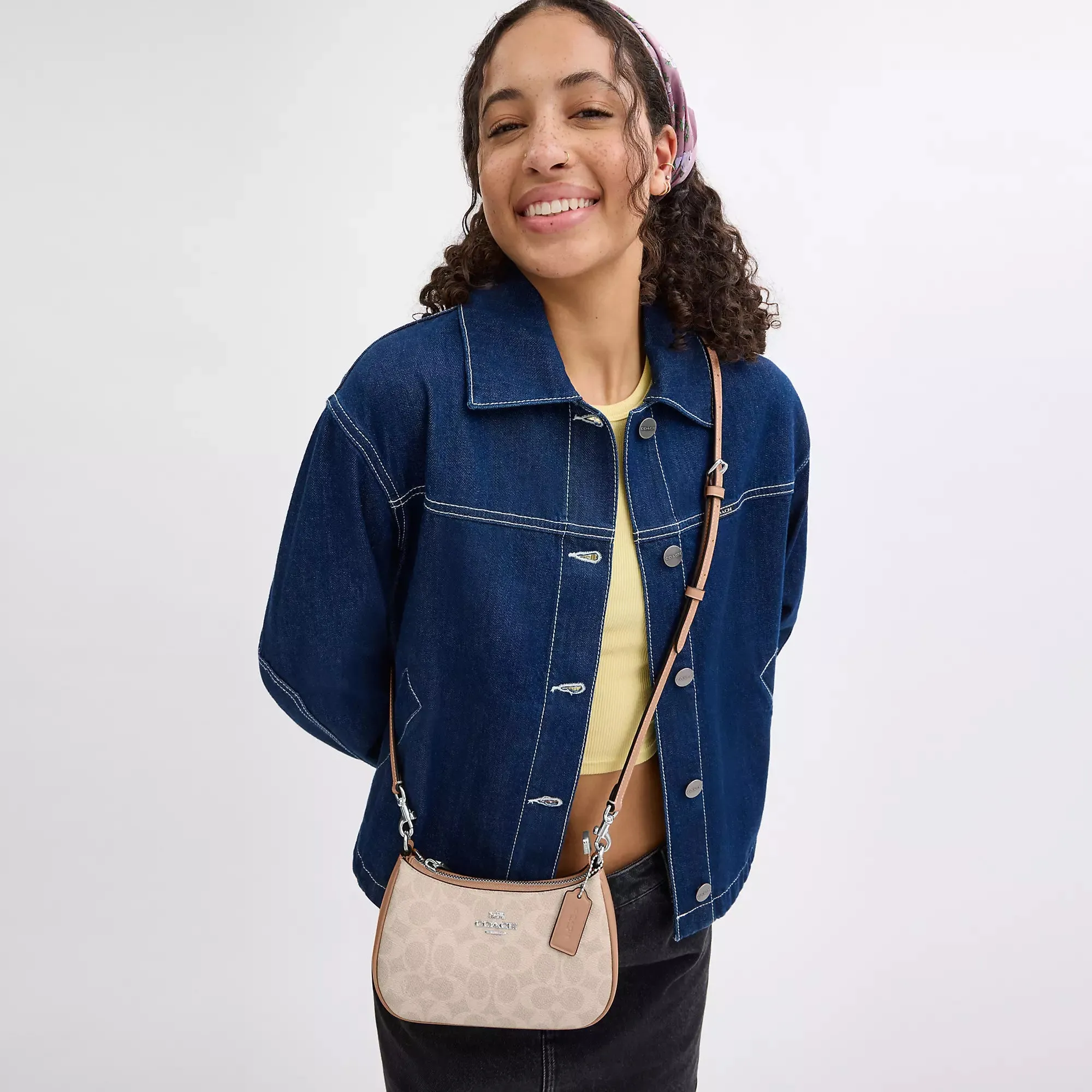 Coach Outlet Teri Mini Crossbody Bag In Signature Canvas COACH Outlet Bags
