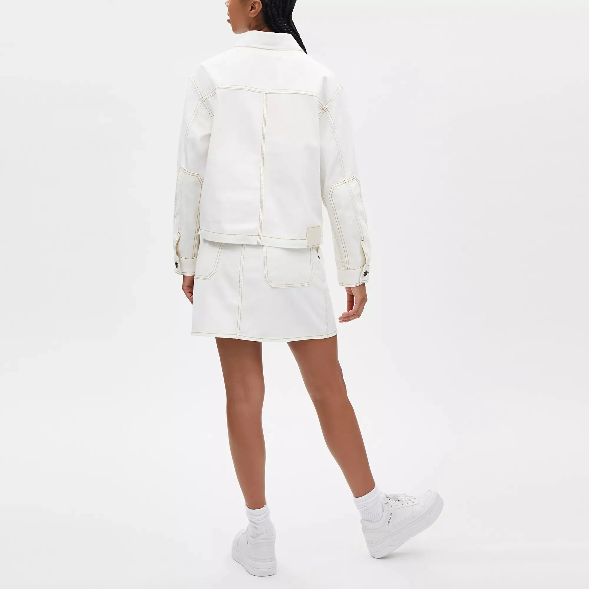 Coach Outlet Twill Utility Jacket In Organic Cotton And Recycled Polyester COACH Outlet Bags
