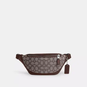 Coach Outlet Warren Mini Belt Bag In Signature Jacquard COACH Outlet Bags
