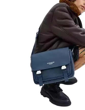 Coach Racer Messenger In Signature Jacquard Coach Bags