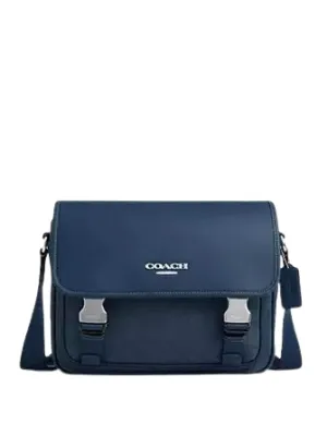 Coach Racer Messenger In Signature Jacquard Coach Bags