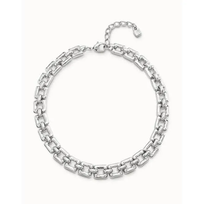 Femme Fatale Silver Metal Necklace Unode50 Jewelry And Accessories