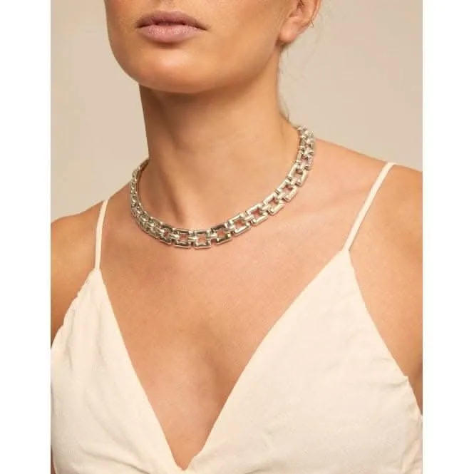Femme Fatale Silver Metal Necklace Unode50 Jewelry And Accessories