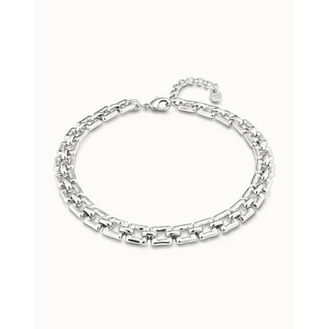 Femme Fatale Silver Metal Necklace Unode50 Jewelry And Accessories