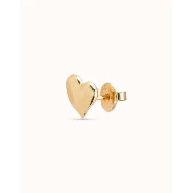 Full H´Art Golden Metal Stud Piercing PIE0008ORO0000U Unode50 Jewelry And Accessories
