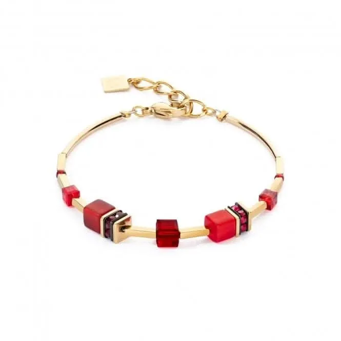 GeoCUBE® Iconic Lite Red Bracelet 2800/30-0300 Coeur De Lion Jewellery
