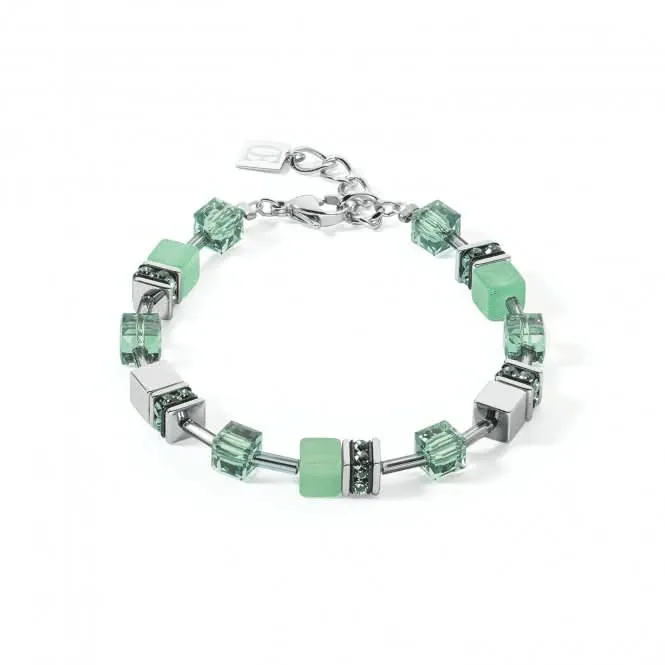 GeoCUBE® Iconic Precious Green Bracelet 4017/30-0500 Coeur De Lion Jewellery