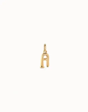 Gimme A Letter A Golden Metal Charm CHA0027ORO0000U Unode50 Jewelry And Accessories