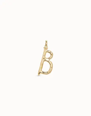 Gimme A Letter B Large Golden Metal Charm CHA0002ORO0000U Unode50 Jewelry And Accessories