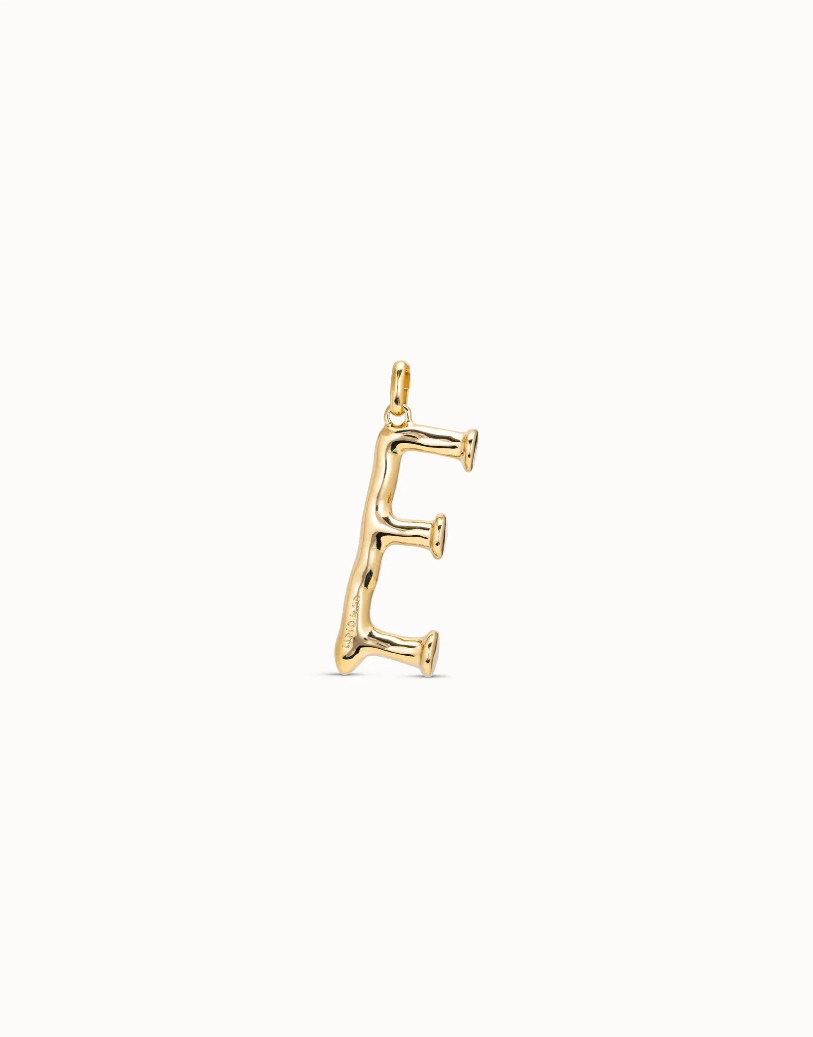 Gimme A Letter E Large Golden Metal Charm CHA0005ORO0000U Unode50 Jewelry And Accessories