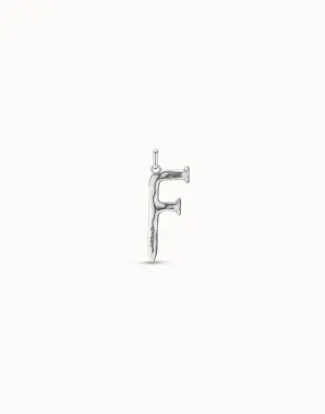 Gimme A Letter F Large Silver Metal Charm CHA0006MTL0000U Unode50 Jewelry And Accessories