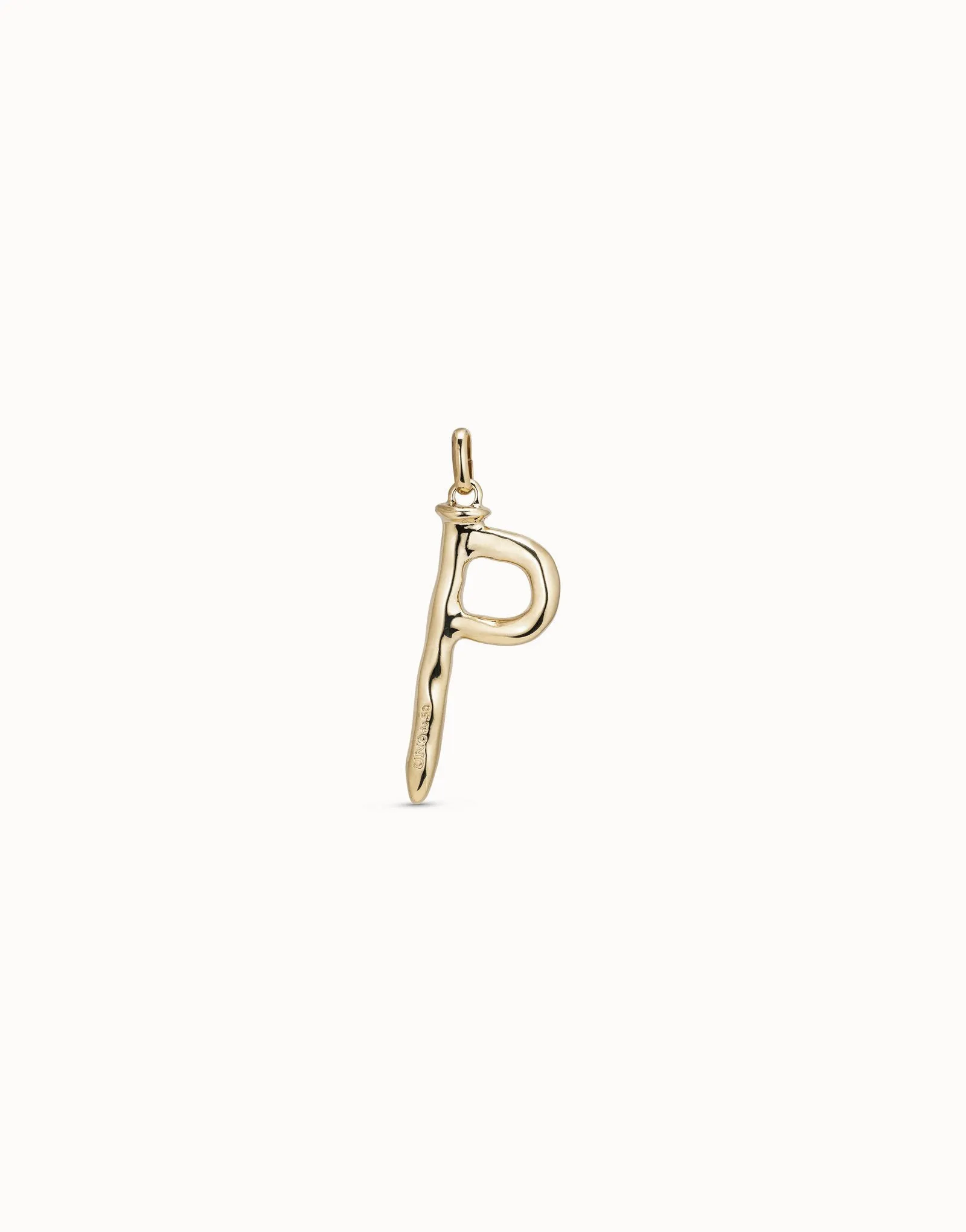 Gimme A letter P Large Golden Metal Charm CHA0016ORO0000U Unode50 Jewelry And Accessories