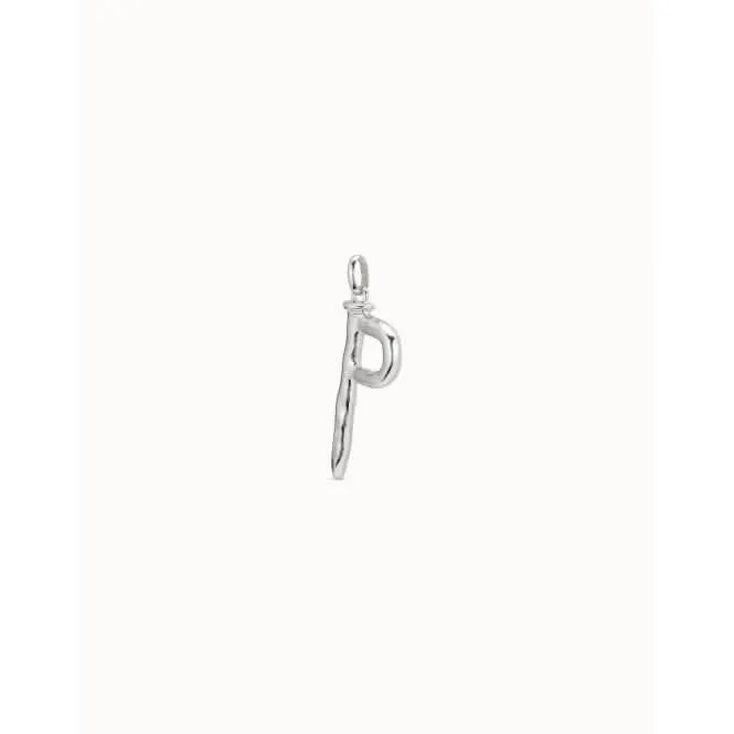 Gimme A letter P Large Silver Metal Charm CHA0016MTL0000U Unode50 Jewelry And Accessories