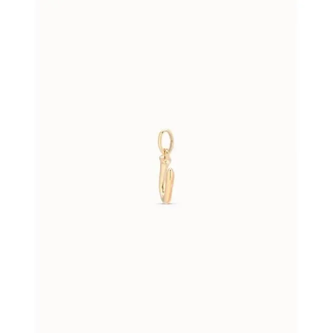 Gimme A Letter U Golden Metal Charm CHA0047ORO0000U Unode50 Jewelry And Accessories