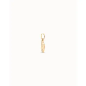 Gimme A Letter U Golden Metal Charm CHA0047ORO0000U Unode50 Jewelry And Accessories