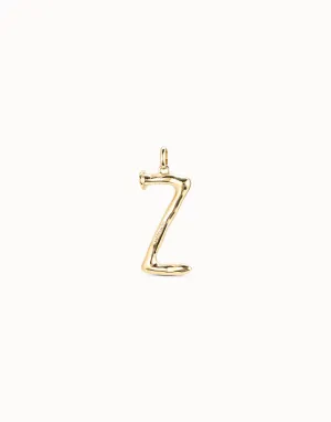 Gimme A Letter Z Large Golden Metal Charm CHA0026ORO0000U Unode50 Jewelry And Accessories