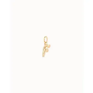 Gimme Me A Letter F Golden Metal Charm CHA0032ORO0000U Unode50 Jewelry And Accessories