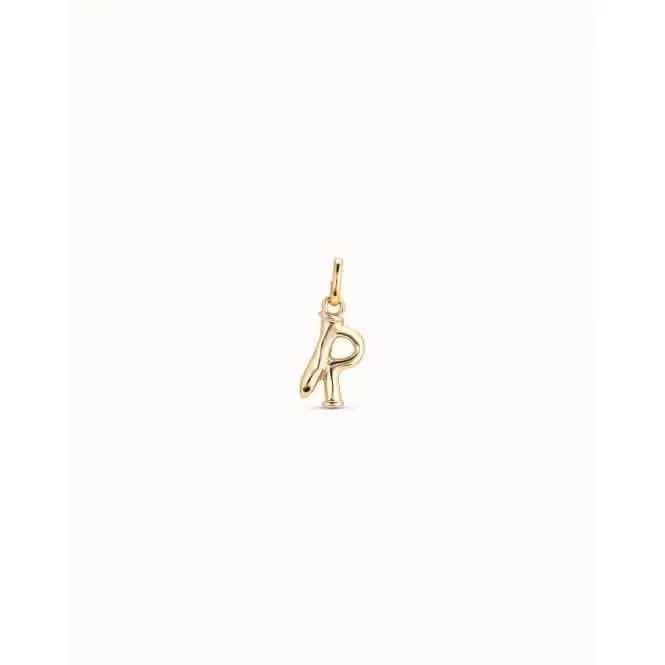 Gimme Me A Letter R Golden Metal Charm CHA0044ORO0000U Unode50 Jewelry And Accessories