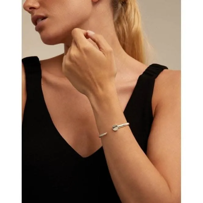 Heritage Topaz White Brass Faceted Crystal Bracelet Unode50 Jewelry And Accessories
