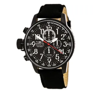 Invicta 1517 Men's Black IP 1/10 Second Lefty Chronograph Invicta Men's Watches