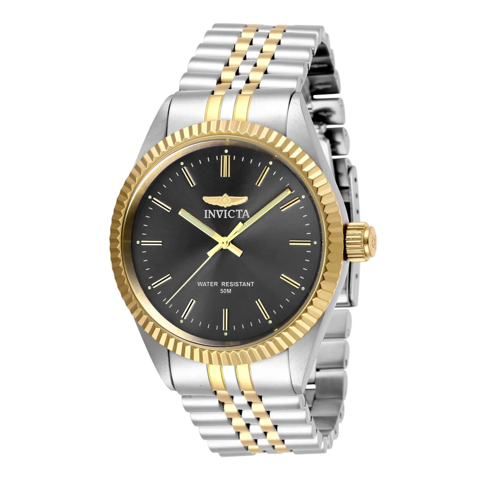 Invicta 29377 Men's Specialty Charcoal Dial Bracelet Quartz Watch Invicta Men's Watches