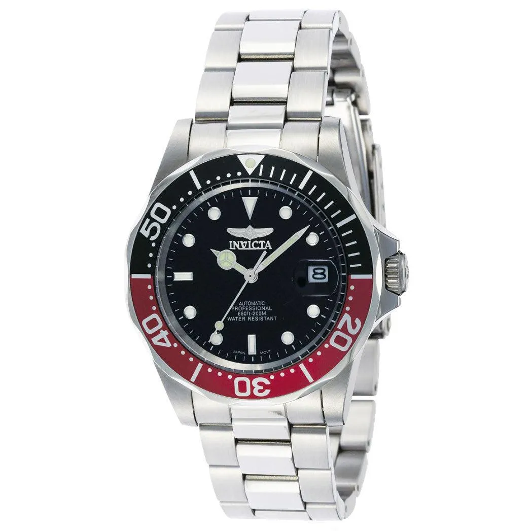 Invicta Men's Automatic Stainless Steel Watch - Pro Diver Black Dial Bracelet | 9403 Invicta Men's Watches