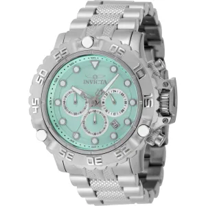 Invicta Men's Chrono Watch - Subaqua Turquoise and Silver Tone Dial Bracelet | 47181 Invicta Men's Watches