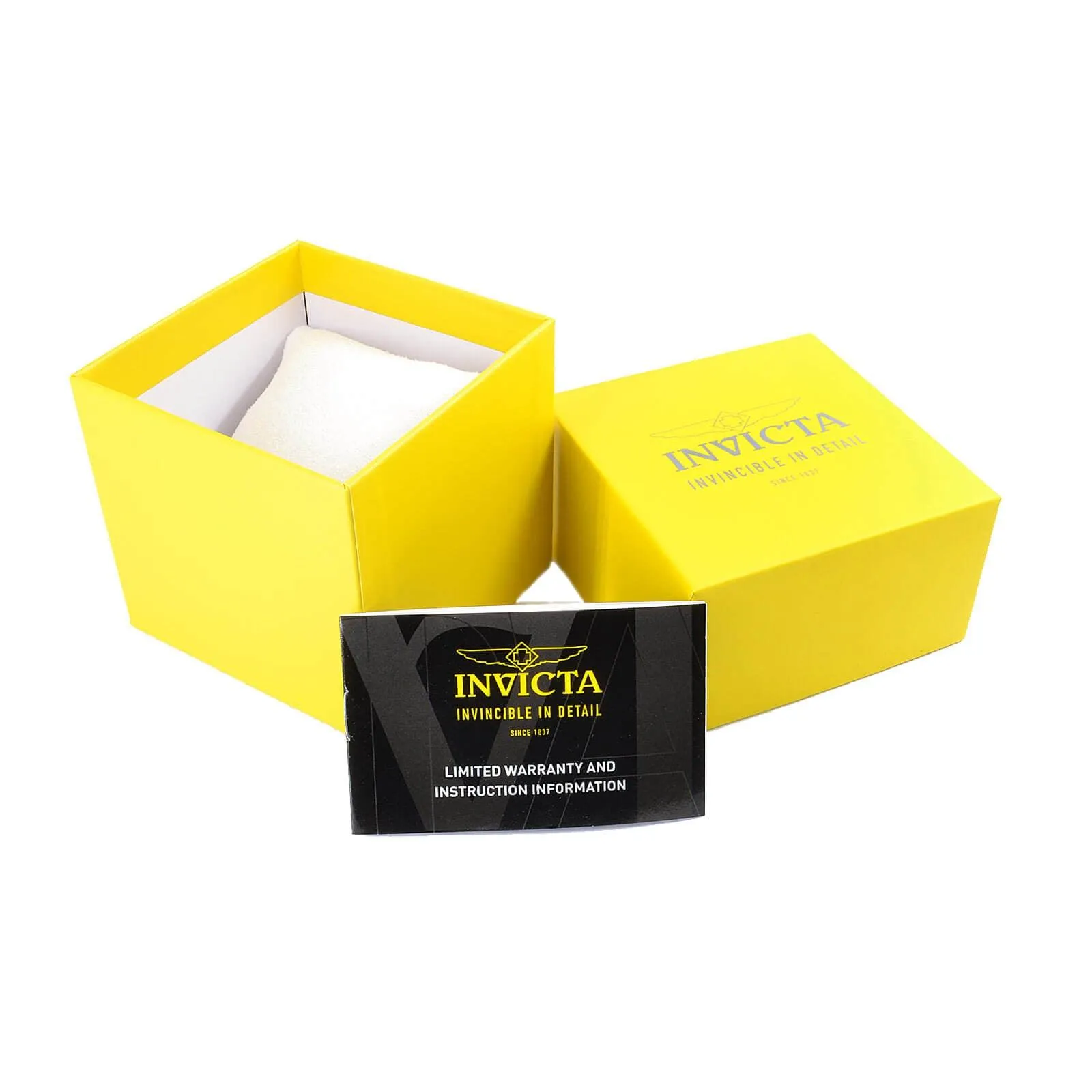 Invicta Men's Chronograph Watch - Aviator Black Dial Yellow Steel Bracelet | 17206 Invicta Men's Watches