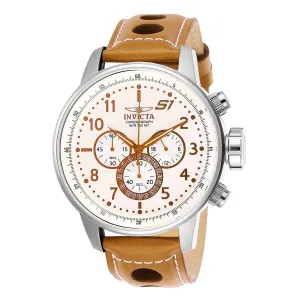 Invicta Men's Chronograph Watch - S1 Rally Light Brown Leather Strap | 25725 Invicta Men's Watches