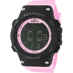 Invicta Men's Digital Watch - Invicta Racing Chrono Pink Polyurethane Strap | 48051 Invicta Men's Watches