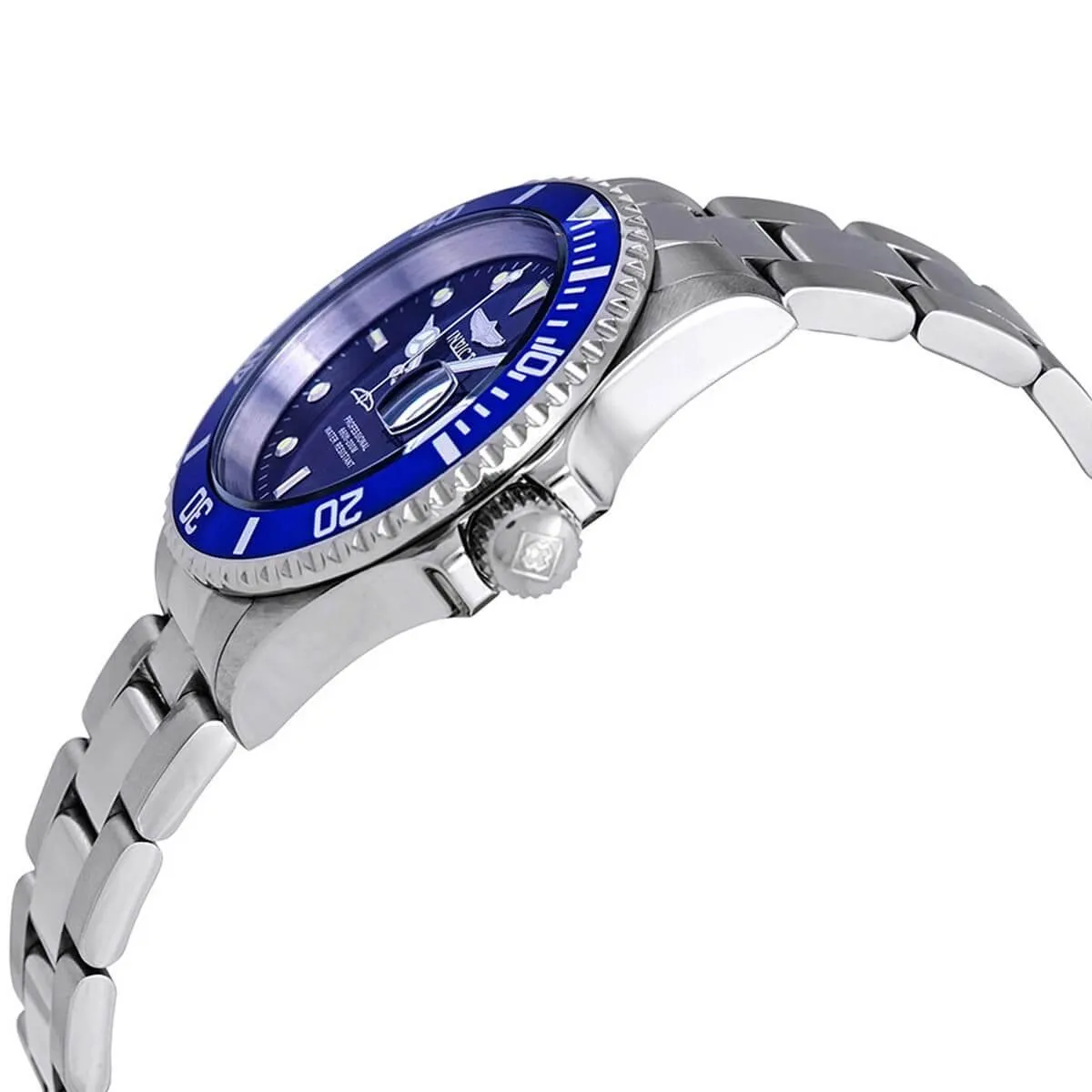 Invicta Men's Quartz Watch - Pro Diver Blue Dial Stainless Steel Bracelet | 26971 Invicta Men's Watches