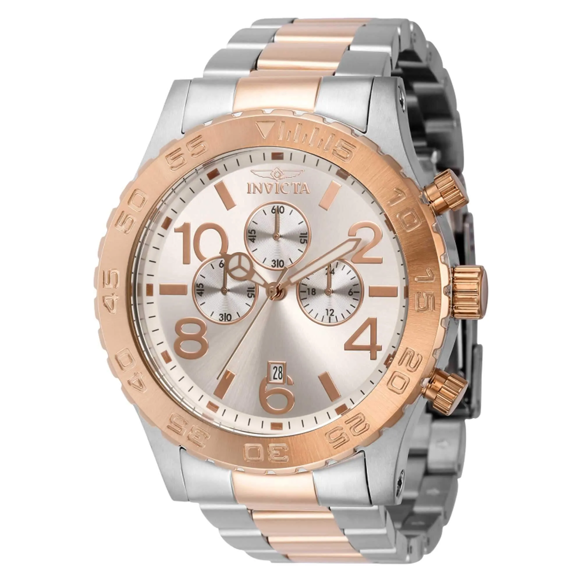 Invicta Men's Quartz Watch - Specialty Chronograph Silver Tone Dial Bracelet | 40604 Invicta Men's Watches
