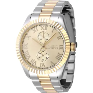 Invicta Men's Quartz Watch - Specialty Gold Tone Dial Two Tone Bracelet | 47428 Invicta Men's Watches