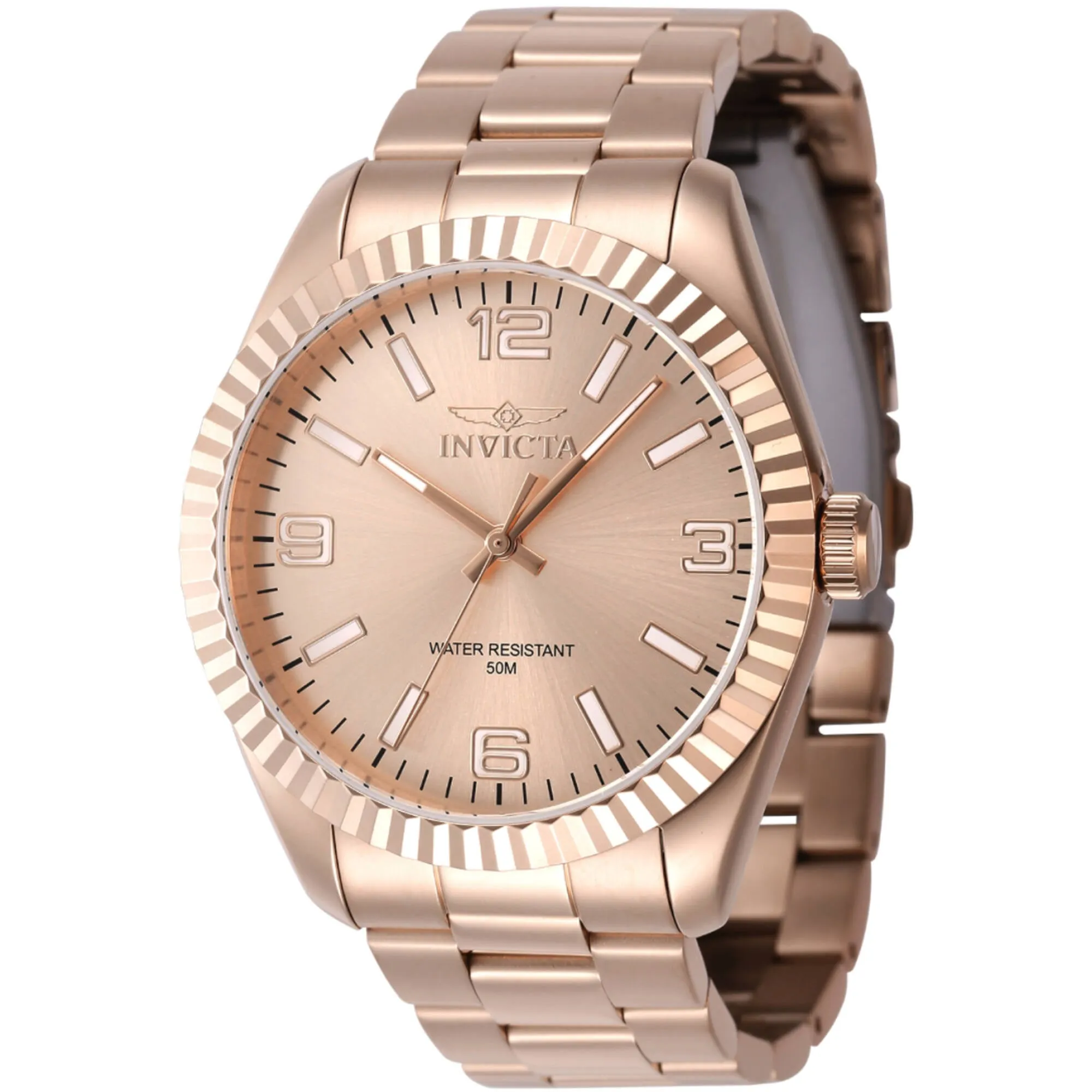 Invicta Men's Quartz Watch - Specialty Rose Gold IP Stainless Steel Bracelet | 47462 Invicta Men's Watches