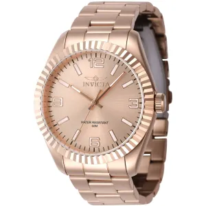 Invicta Men's Quartz Watch - Specialty Rose Gold IP Stainless Steel Bracelet | 47462 Invicta Men's Watches