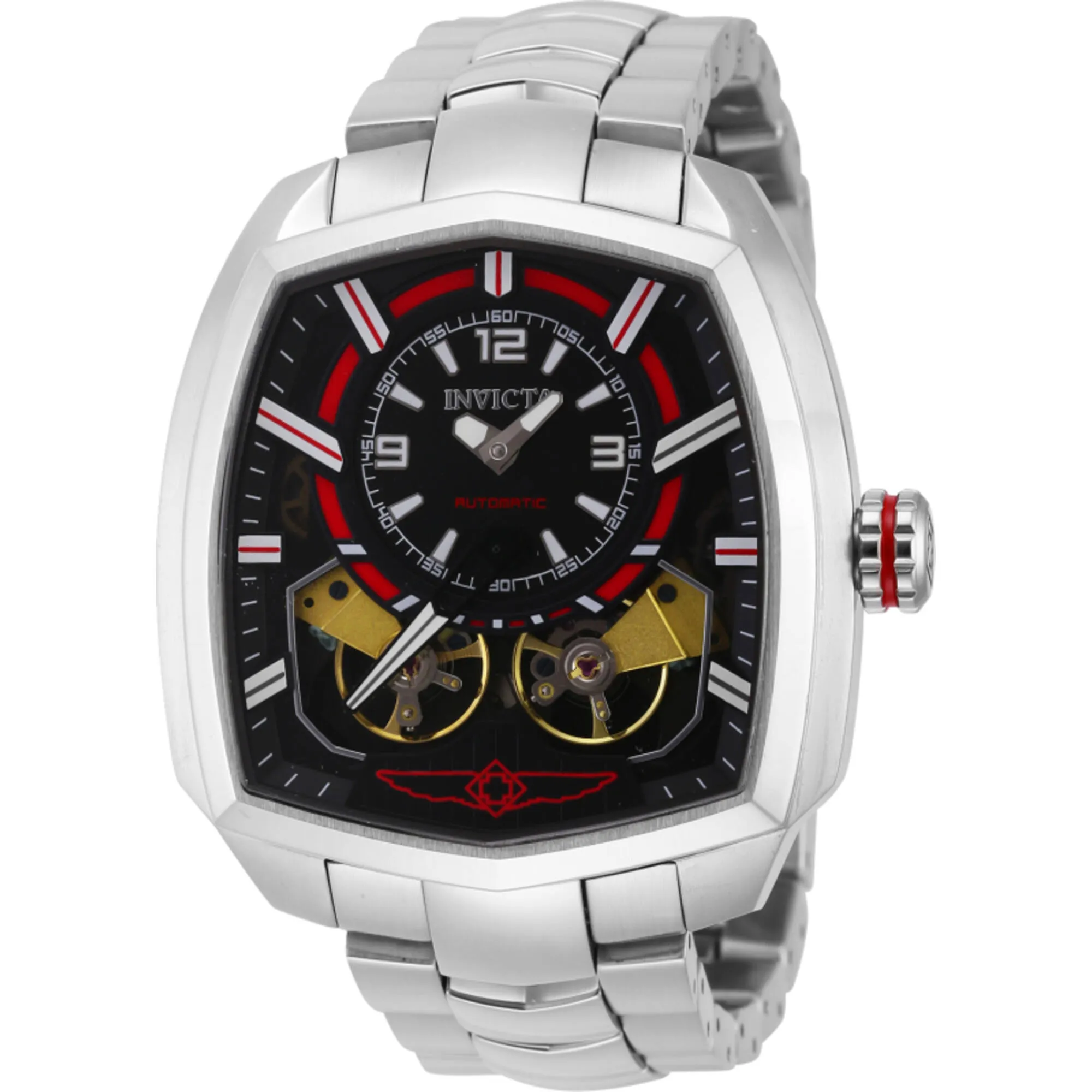 Invicta Men's Watch - Akula Automatic Black Dial Stainless Steel Bracelet | 43998 Invicta Men's Watches