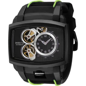 Invicta Men's Watch - Akula Automatic Black Open Heart Dial Silicone Strap | 41696 Invicta Men's Watches