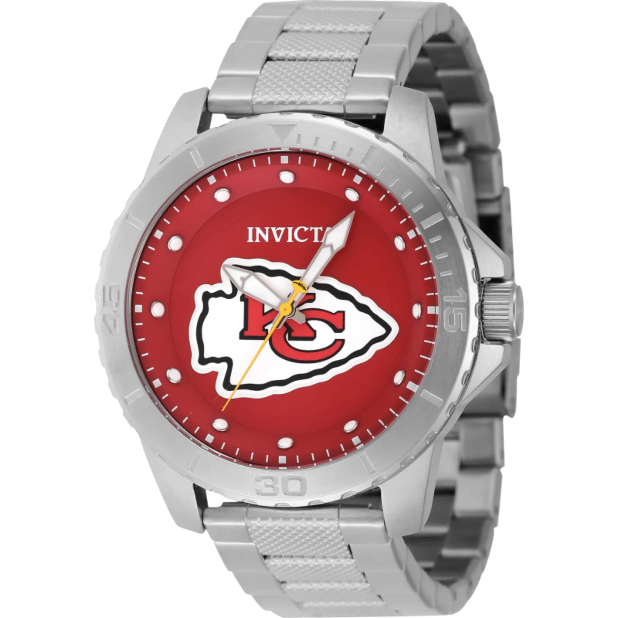 Invicta Men's Watch - NFL Kansas City Chiefs Quartz Red Dial Bracelet | 48089 Invicta Men's Watches