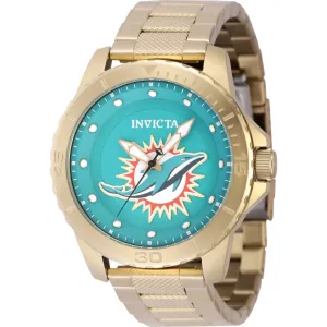 Invicta Men's Watch - NFL Miami Dolphins Quartz Light Blue Dial Bracelet | 48095 Invicta Men's Watches