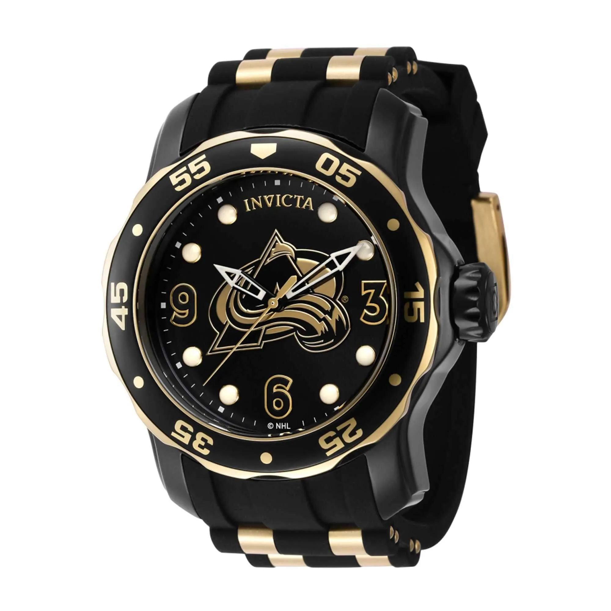 Invicta Men's Watch - NHL Colorado Avalanche Rotating Bezel Silicone Strap | 42323 Invicta Men's Watches