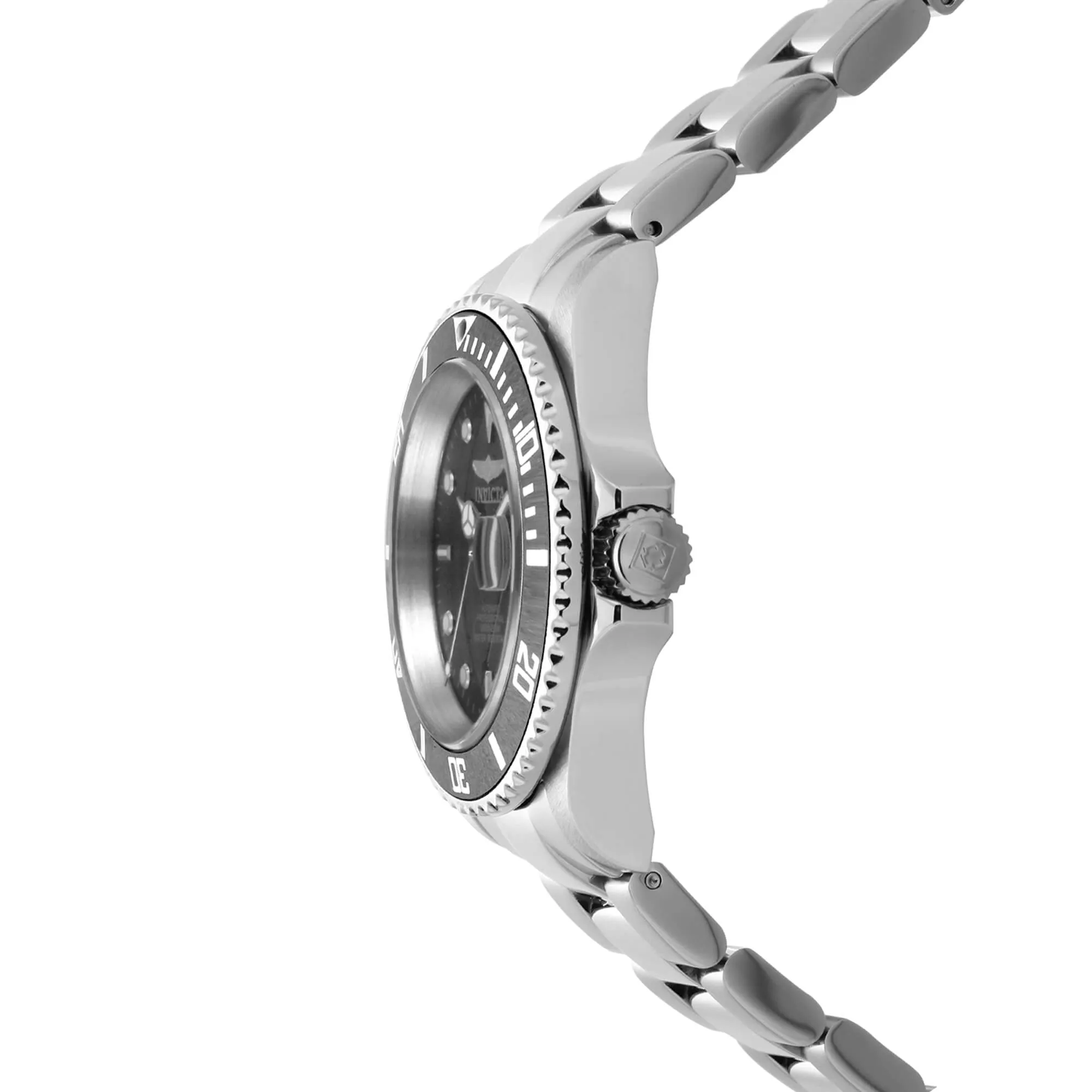Invicta Men's Watch - Pro Diver Automatic Black Dial Silver Steel Bracelet | 9937OB Invicta Men's Watches